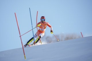 Loïc Meillard était en feu ce week-end à Hafjell.